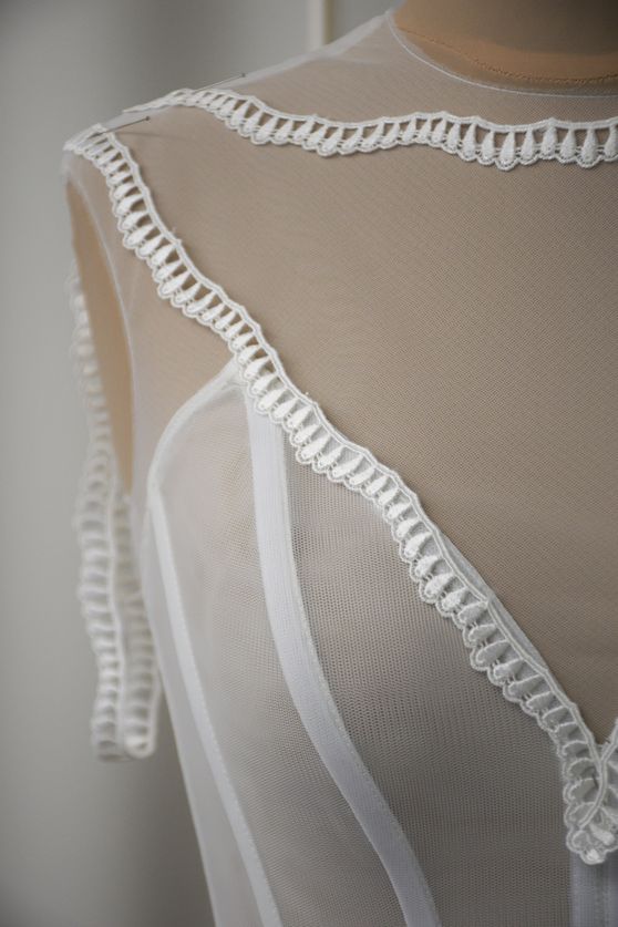 rifinitura veli macrame bianco 5 Foto 1