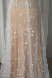 tulle macrame avorio 150 Foto 3