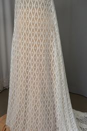 pizzo macrame seta 135 Foto 3