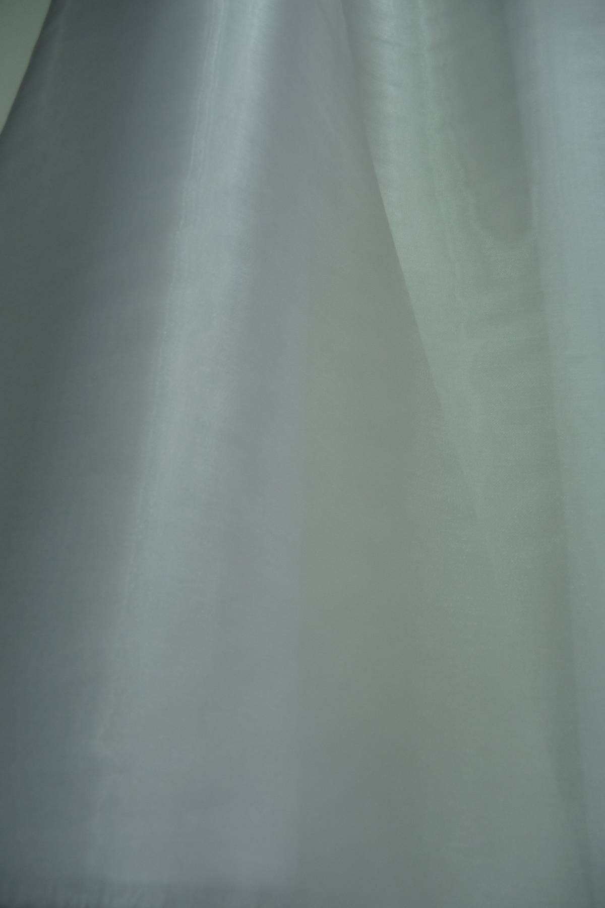 organza perlata bianco 100 poliestere cm 150 Art AR823BC